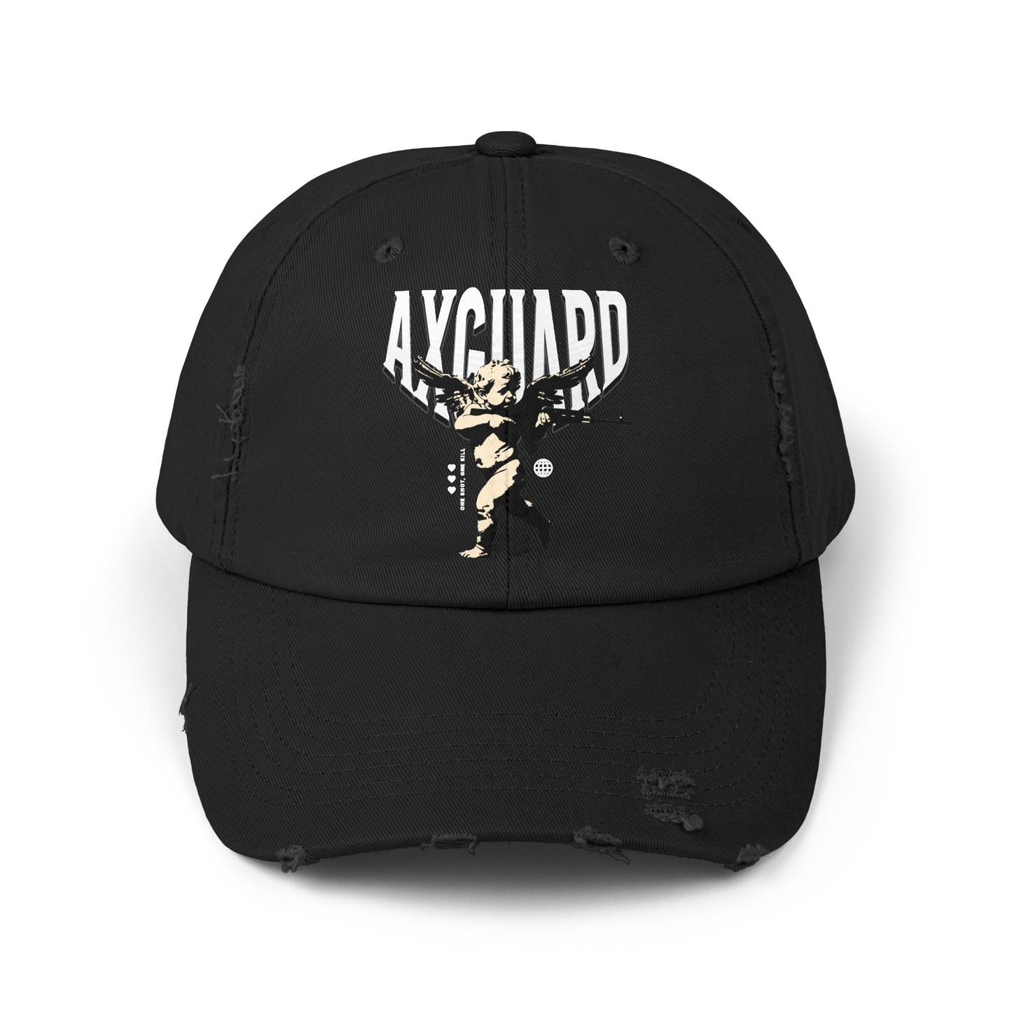 'Cupid Sniper' Distressed Cap