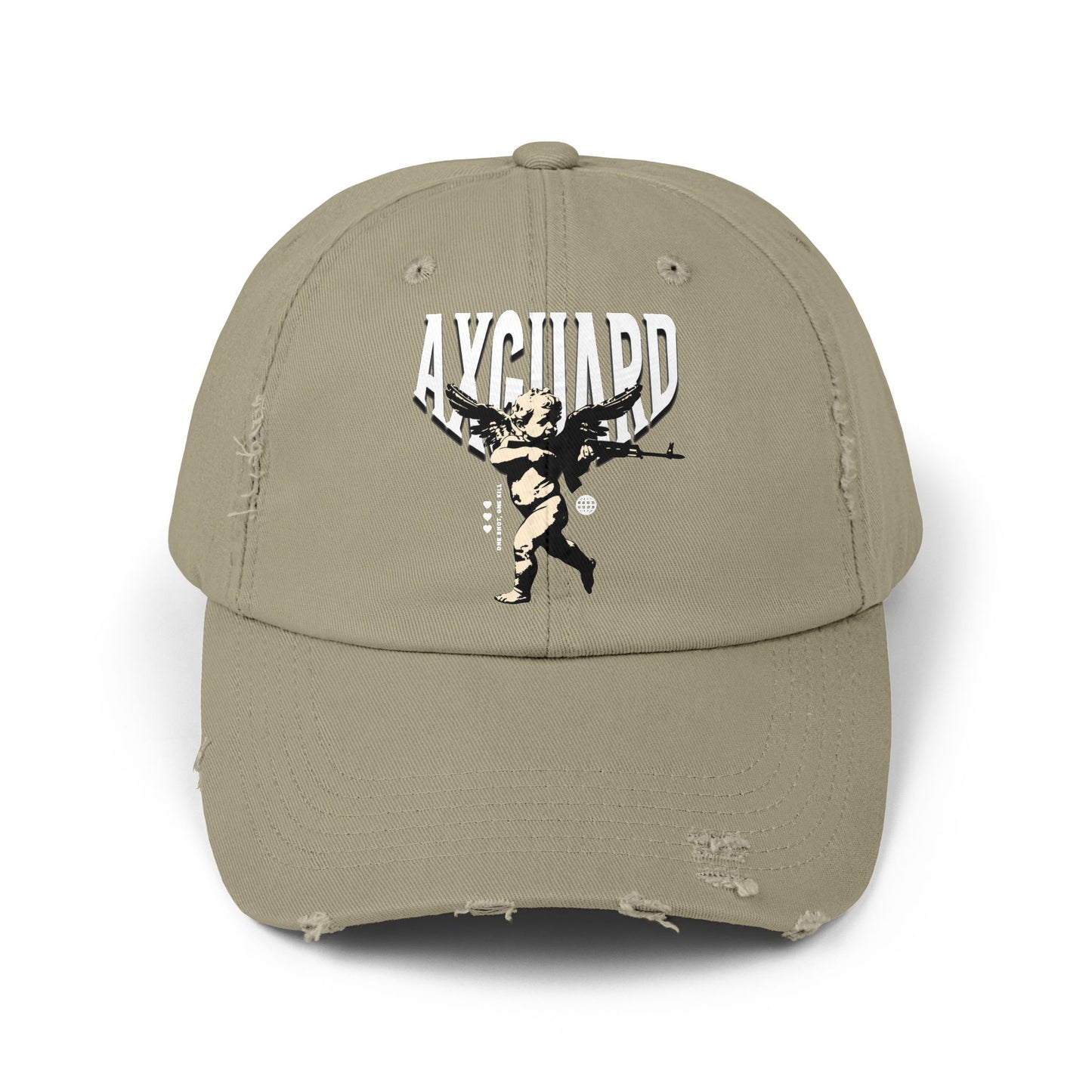 'Cupid Sniper' Distressed Cap
