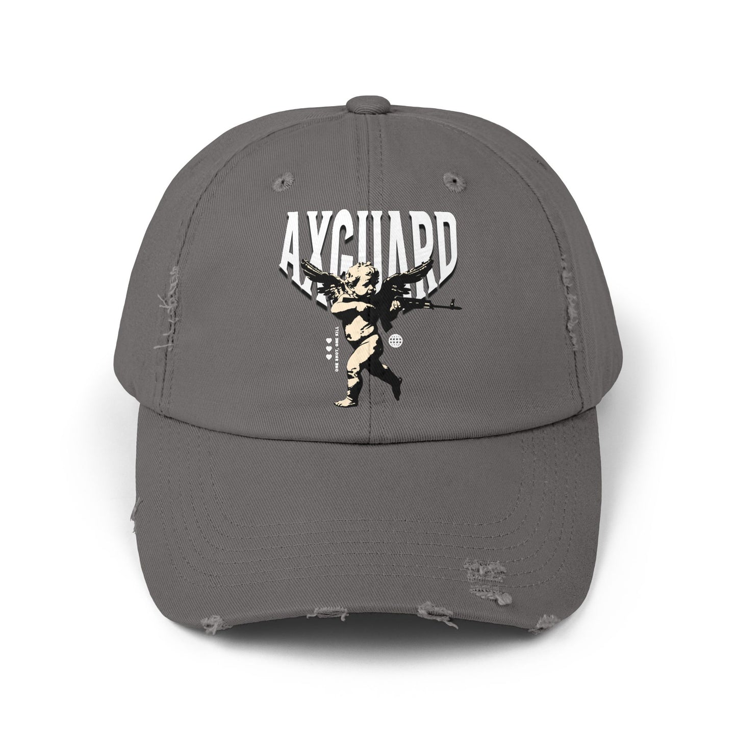 'Cupid Sniper' Distressed Cap