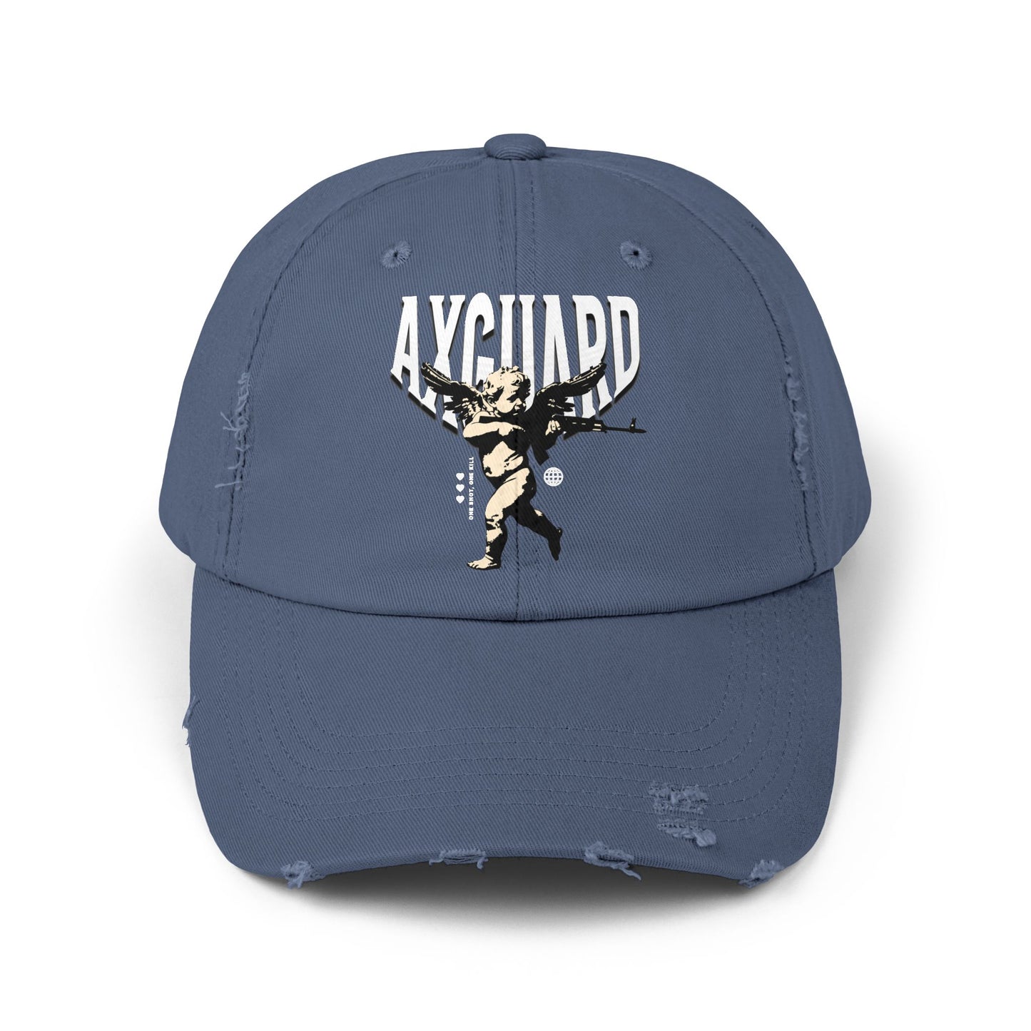 'Cupid Sniper' Distressed Cap